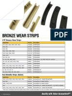 Bronze Wear Strips: Quality With Value Guaranteed