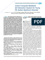 An Immersive Computer-Mediated Caregiver-Child Interaction System For Young Children With Autism Spectrum Disorder