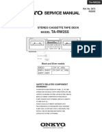 Service Manual Service Manual: TA-RW255