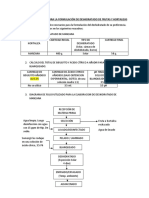 Fichero de Calculos para La Formulación de Deshidratado de Frutas Y Hortalizas