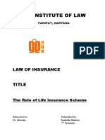 Law of Insurance Asignment