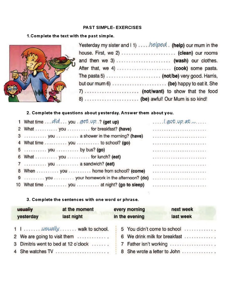 Past Simple | PDF