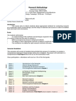 Research Methodology Course ARCH-4205