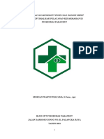 Pemanfaatan Microsoft Excel Dan Google Sheet Dalam Dokumentasi Kefarmasian