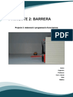 Projecte 2: Elaboració I Programació D'una Barrera