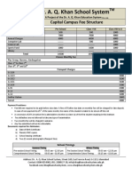 Fee Structure Capital Campus