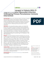 Ticagrelor or Prasugrel in Patients With ST-Segment-Elevation Myocardial Infarction Undergoing Primary Percutaneous Coronary Intervention 2020