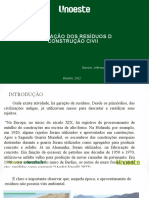 Utilização Dos Resíduos Da Construção Civil: Darione, Jefferson, Ricardo, Sandra Brasília, 2022