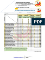 Registro de evaluación matemática tercer grado