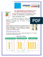 Tema: Aprenderemos A Registrar Datos en Gráficos de Barras Verticales