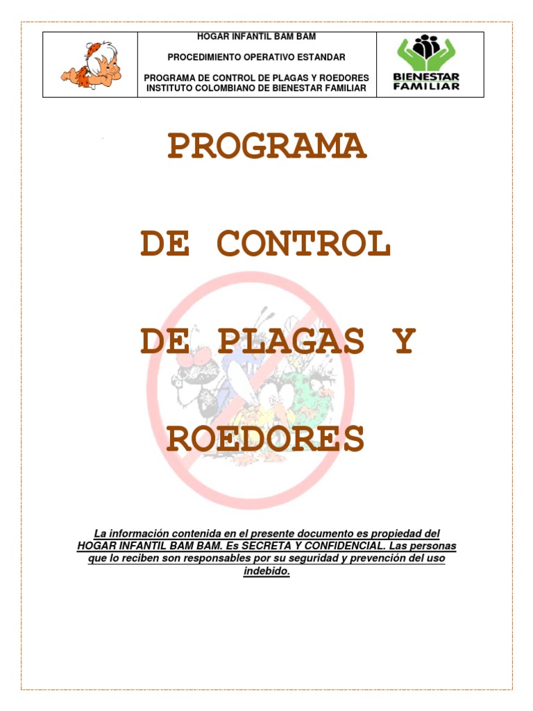 Programa de Control de Plagas BAM BAM | PDF | Pesticida | Plaga (organismo)