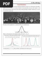 Applied Statistics: Normal Distribution