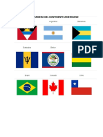Bandera Del Continente Americano: Antigua y Barbuda Argentina Bahamas