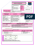 Sesión de Aprendizaje