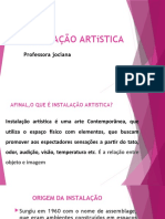 Instalação Artística: Professora Jociana