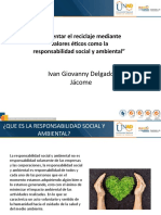 Ivan Giovanny Delgado Jácome: "Fomentar El Reciclaje Mediante Valores Éticos Como La Responsabilidad Social y Ambiental"