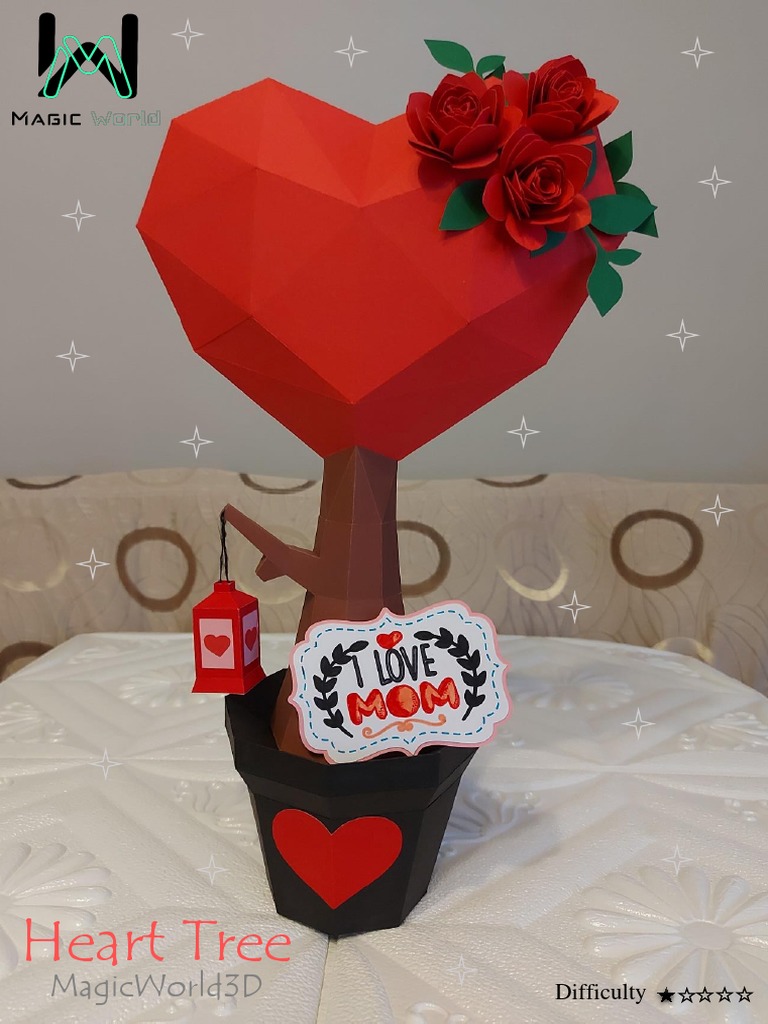 Guía para Armar un Árbol de Corazón | PDF