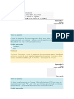 Estadofinalizada Concluída Emsexta, 10 Fev 2023, 17:30 Tempo Empregado3 Minutos 35 Segundos Avaliar6,00 de Um Máximo de 10,00 (60%)