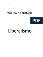 Trabalho de História: Liberalismo