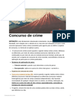 Concurso de crimes: definição e espécies