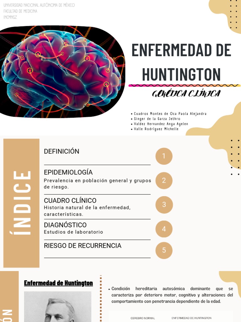 Enfermedad de Huntington | PDF | Medicina CLINICA | Enfermedades y