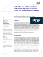 Aortic Stenosis and Transcatheter Aortic Valve Implantation: Current Status and Future Directions in Korea