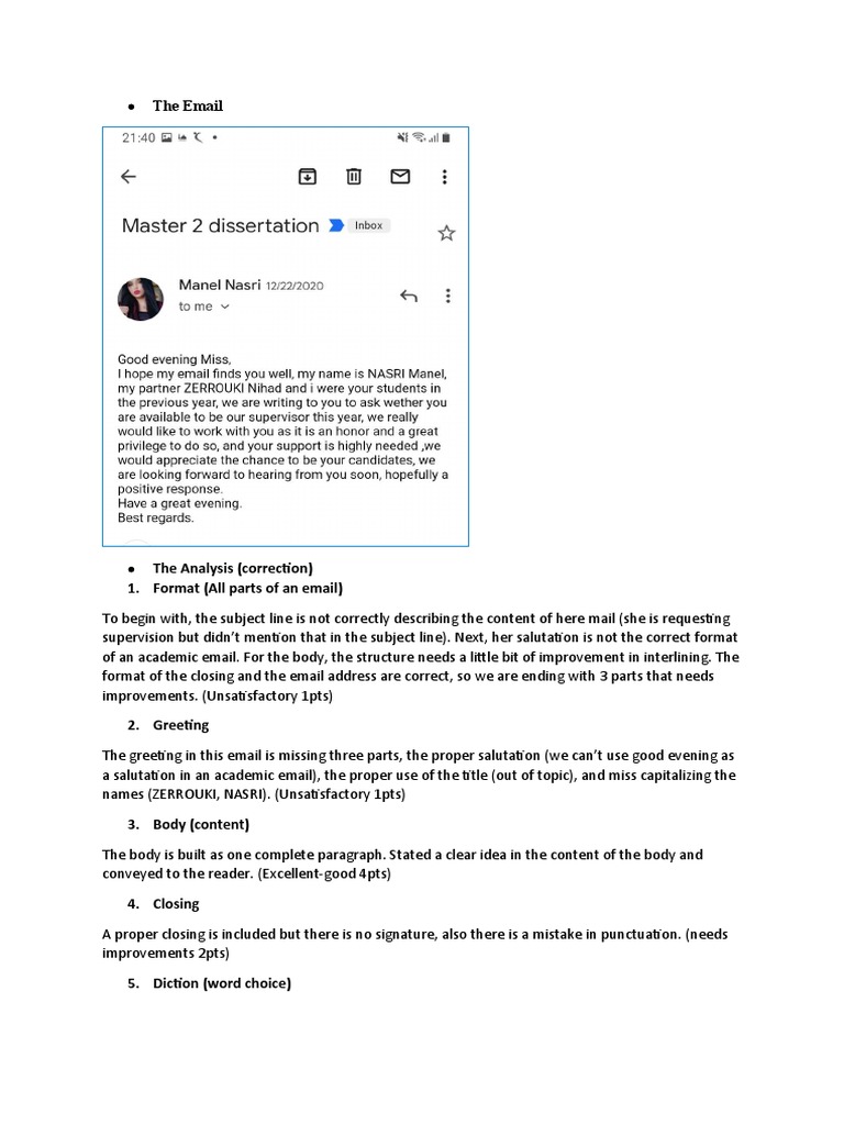Email Analysis 1 | PDF