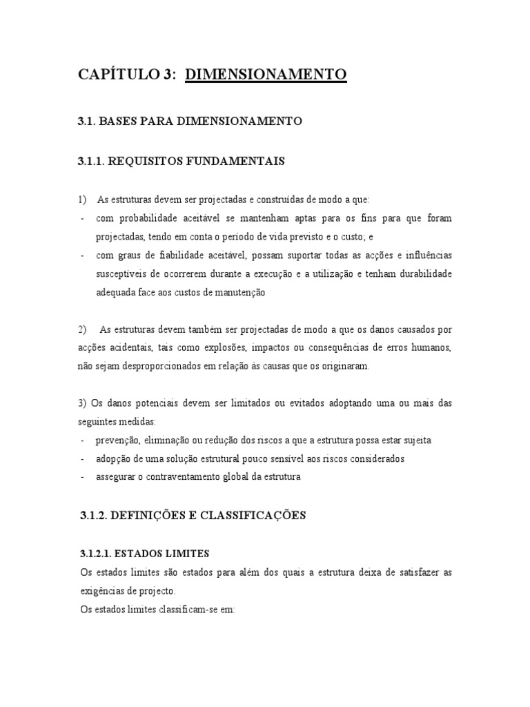 Dimensionamento de estruturas de aço: Cálculo de barras sob esforço ...
