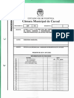 Alteração da Lei de Plano de Cargos da Prefeitura de Cacoal