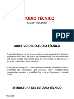 Estudio Técnico Tamaño y Localización