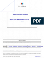 Simulação de Uma Destilação A Vácuo