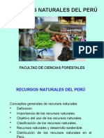 Recursos Naturales Del Perú: Facultad de Ciencias Forestales