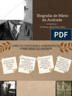Biografia de Mário de Andrade: Por Bruna, Maria Paula, Alice e Letícia
