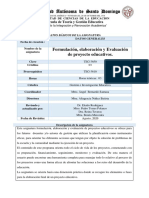 Teg-365 Formulación, Elaboración y Evaluación de Proyecto Educativos.