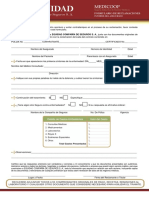 Formulario Gastos Medicos