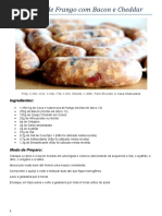 Linguiça de Frango Com Bacon e Cheddar