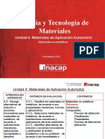 Ciencia y Tecnología de Materiales