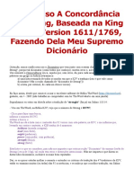 A Concordância de Strong da KJV é o Supremo Dicionário