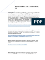 Documento de Diplomáticos