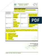 A2. - Modelo de Ficha Técnica de Artículos