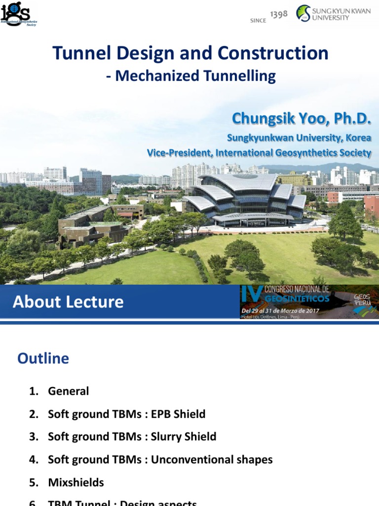 Tunnel Design and Construction: - Mechanized Tunnelling | PDF | Civil ...