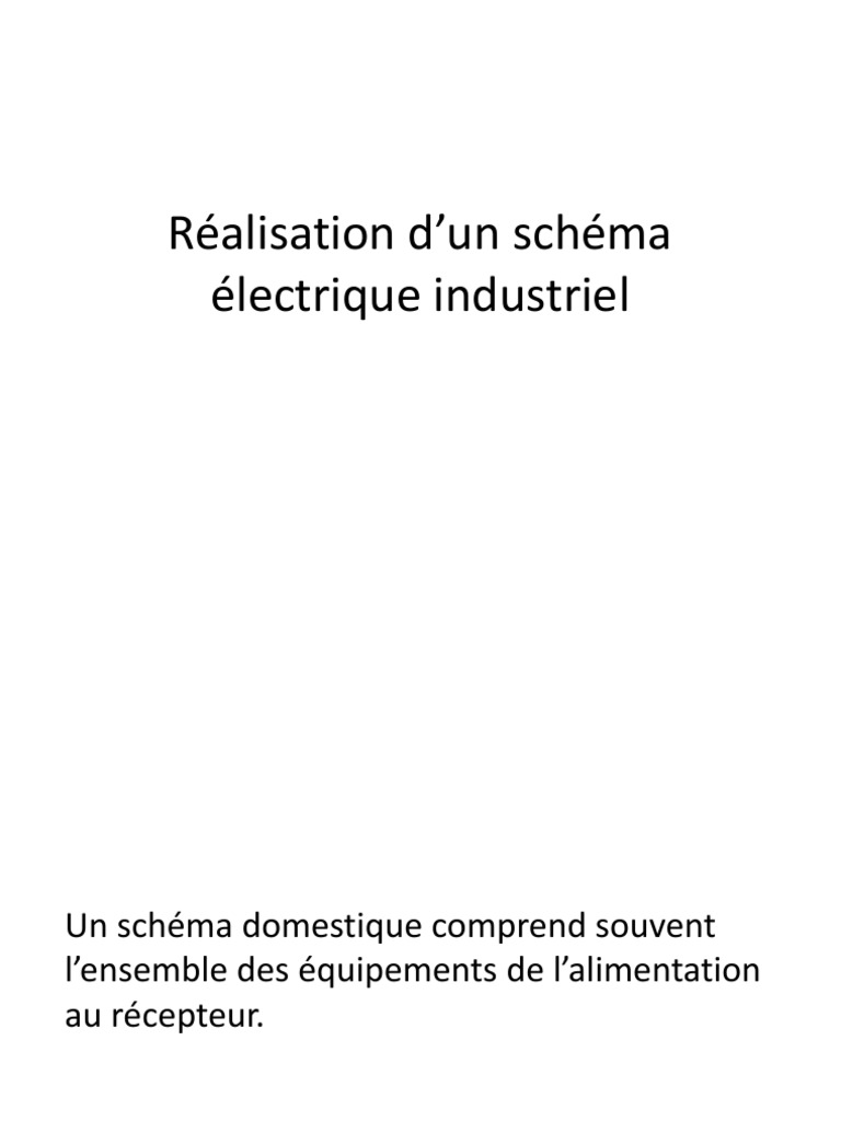 Schéma Électrique Industriel Guide Pratique PDF — free download