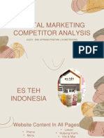 Digital Marketing Competitor Analysis: OLEH: DWI APRIANI PRATIWI (210907501032)