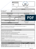 Distriventas: Meve Soluciones S.A. de C.V. Forma de Requisición de Personal