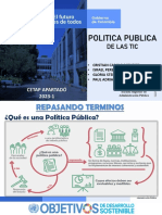 Politica Publica: de Las Tic