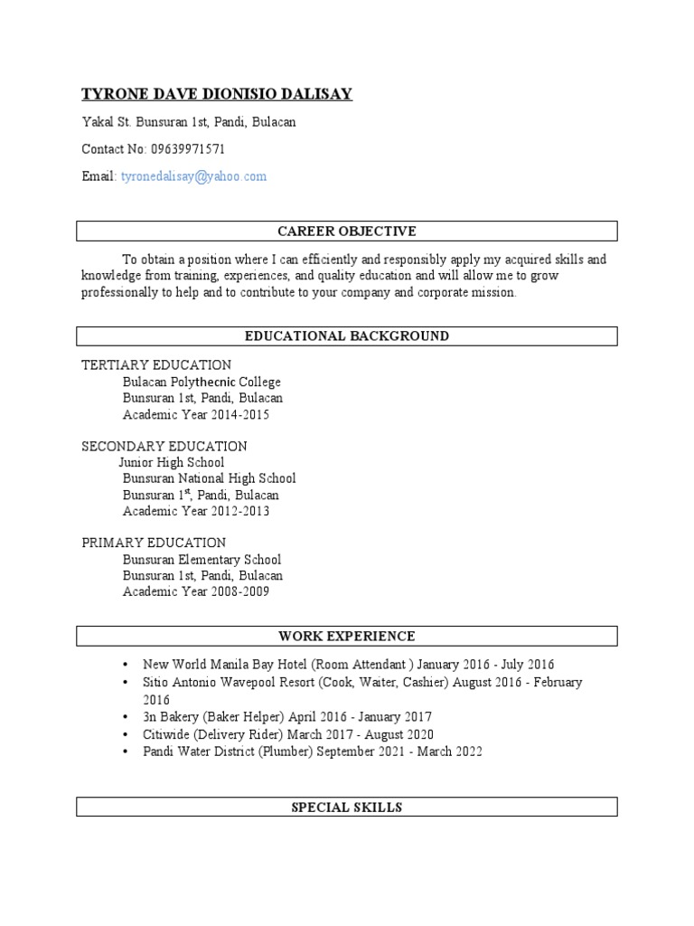 Local Guide Program Application Resume | PDF