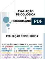Avaliação Psicológica e Psicodiagnóstico
