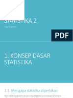 Konsep Dasar Statitika