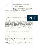 Prêmio Mozart Pereira Soares 2023 Regulamento