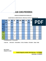 Synlab Clinica Providencia - Cronograma 2023